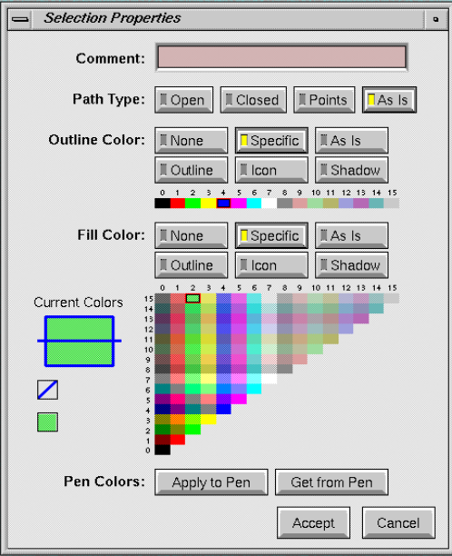 IconSmith color palette